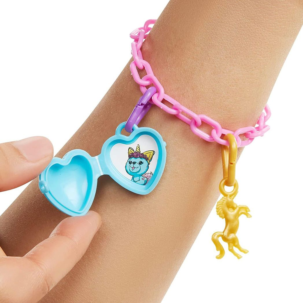 Barbie Colour Reveal Peel Unicorn Doll with 25 Accessories