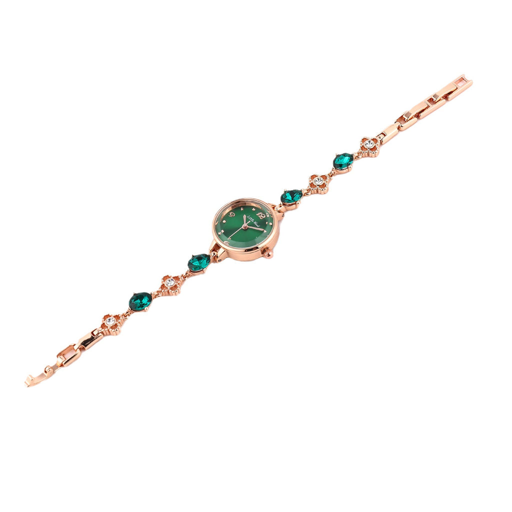 Small Green Elegant Bracelet Watch