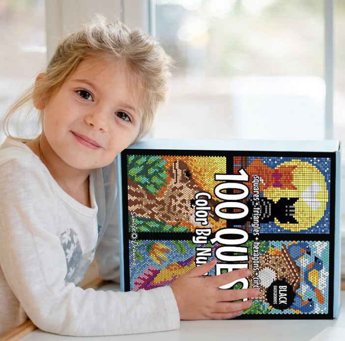 Number Color Filling Book By Number Exploration Activity Book