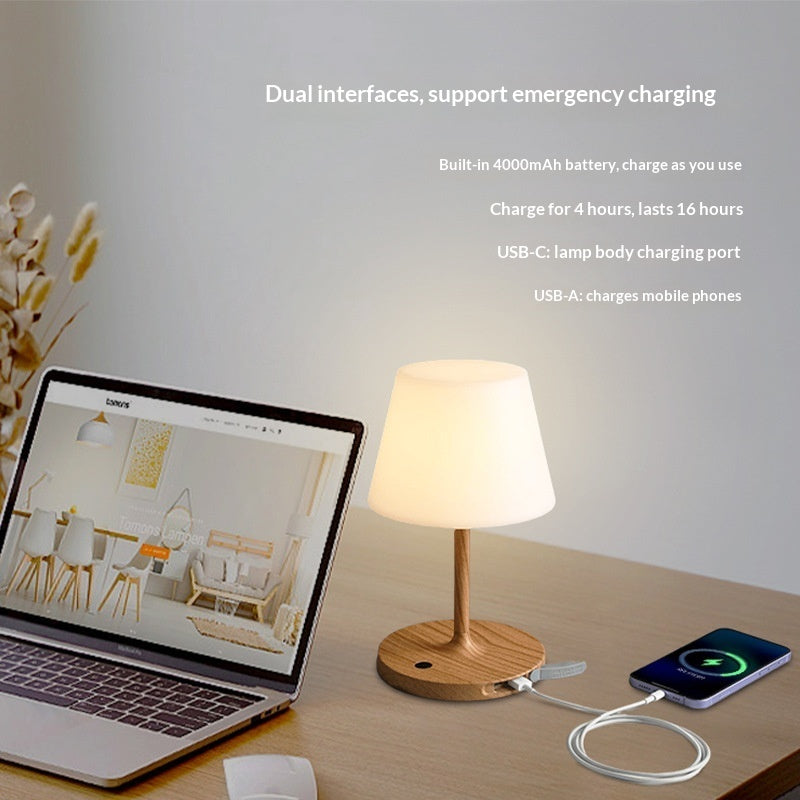 Touch-sensitive Decorative Bedside Table Lamp For The Bedroom