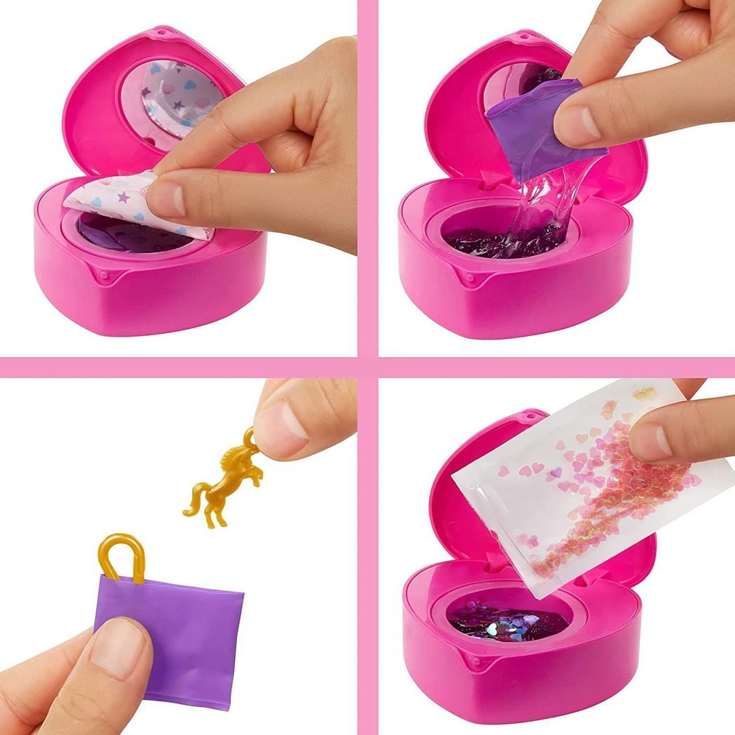 Barbie Colour Reveal Peel Unicorn Doll with 25 Accessories